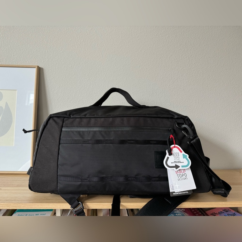 Topo Designs Black Duffel Bag